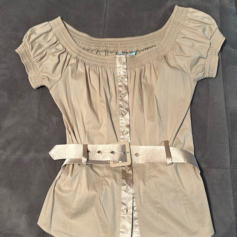 Marciano top with belt